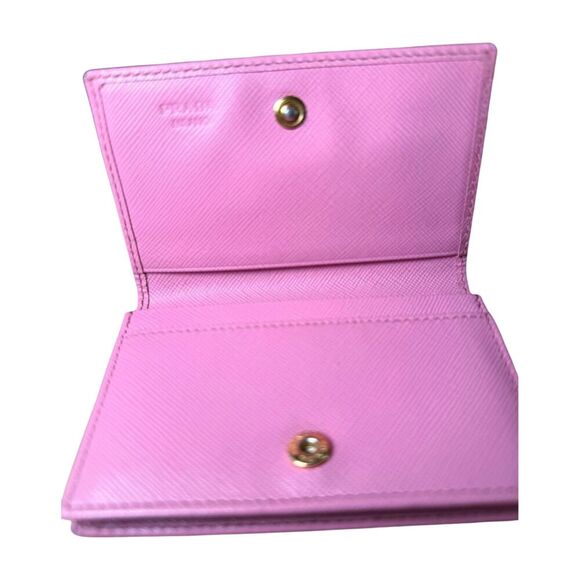 Prada Saffiano Leather Card Wallet - Picture 7 of 8